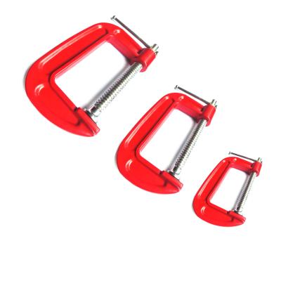 China Assembly Woodworking C Clip G Clamp With Forged Steel Frame All Inch Carpenter Clamp for sale