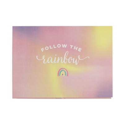 China Children's Amazon Printed Product for Wenzhou Cute Professional Custom Rainbow Memo Pads School Self-stick Sticky Note Set for sale