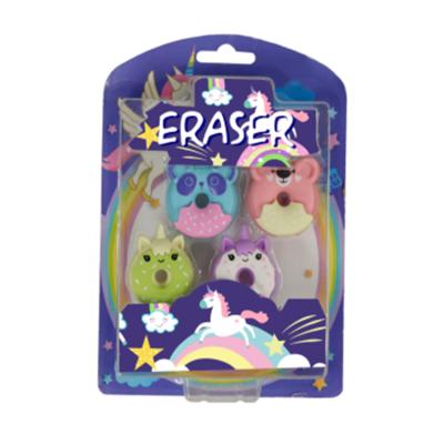 China For Children/Students/School Girls/Boys Factory Direct Wholesale Cheap Goods And High Quality Cute Cartoon Animal Erasers for sale