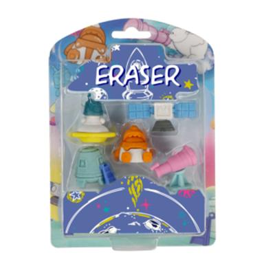 China For Creative Cute Kids Eraser School Student/Students/Girls/Boys School Simulation Donut Erasers Set Kids Cartoon Eraser Gift Stationery Set for sale