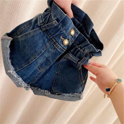 China New Fashion Toddler Girls Short Solid Casual Denim Jeans Hot Shorts for sale