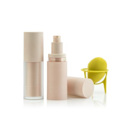 China Low MOQ 20ml 30ml 50ml Acrylic Airless Plastic Bottle Cosmetic Bottles And Jars ZKF for sale