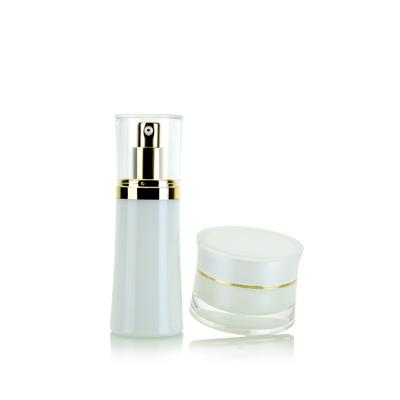 China Luxurious Acrylic Airless Eye Serum Pump Bottle BEAUTY PACKAGING Container 50ML Boot Cosmetic Bottles and Jars Z-S for sale