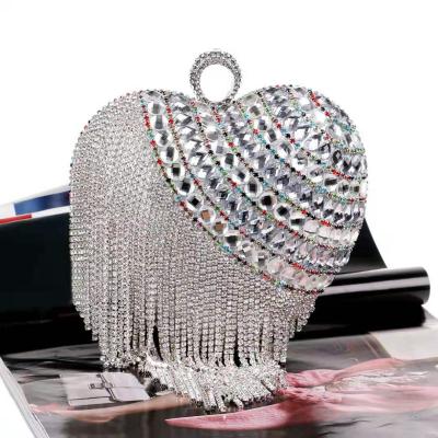 China Luxury Hot Sale Shiny Purse Handbags Women Ladies Evening Clutch Bags Rhinestone Clutch Crystal Bag for sale