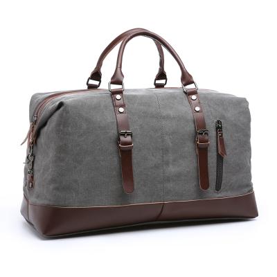 China Custom Canvas Fleece Casual Large Capacity Messenger Handbag Fashion Large Capacity Logo Men's and Women's Shoulder Travel Bag Outdoor Travel Bags for sale