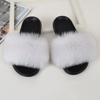 China Factory Price Cheap Anti-Slippery Custom Slippers Slides Slipper Sandals For Women Faux Fur for sale