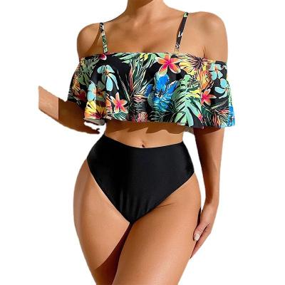 China New arrivals plus size 2022 one shoulder beach wear swimwear set girls swimwear sexy bikini for sale