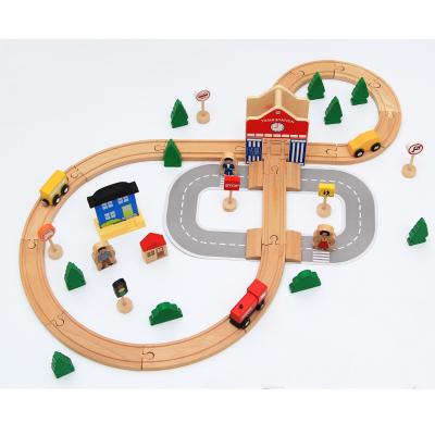 China Creative Wooden Slot Toy 50PCS Building Blocks Form Track Set Logic Forming Toy Family Party Casual Gifts for Boys and Girls for sale