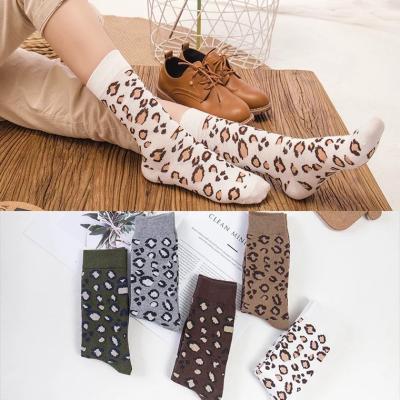 China 100% cotton designer GG socks women's QUICK DRY cotton socks pure luxury autumn and winter personality leopard print socks new for sale