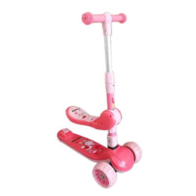 China Seat Can Be Revolved New Style Colorful Kids Foot Operated 3 Wheel Children Scooter With Brake Scooter For Kids for sale