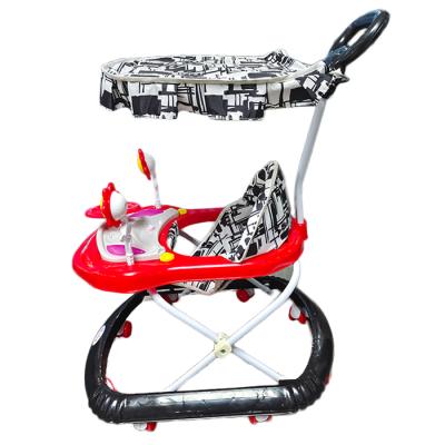 China New Comfortable Foldable PP Plastic Baby Walker Model Baby Walker Baby Walker Car For Sale for sale