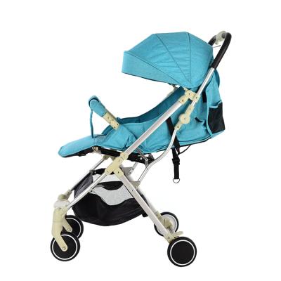 China 300D oxford fabric lightweight baby stroller with anti UV material canpony baby stroller for sale