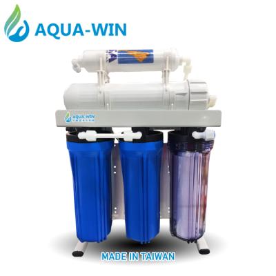 China [HY-5400] 400G Water Pressure Gauge RO Water Purifier System Reverse Osmosis Tankless Water Treatment System for sale