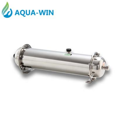 China Restaurant Stainless Steel Housing UF Membrane Water Filter [Taiwan AQUA-WIN] for sale