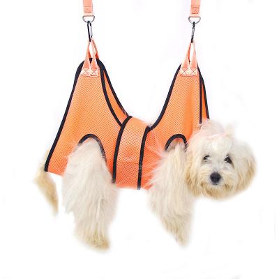 China Sustainable Comfortable Pet Grooming Hammock Harness For Cats And Dogs Easy And Safe Grooming Sling for sale