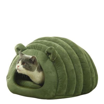 China Sustainable All Season Universal Pet Nest Winter Warmth Protection Machine Washable Dirt Resistant Cat Nest for sale