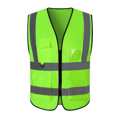 China Reflective Brand Customization Quality Guaranteed Multi-pocket Safety Vest Safety Vest Reflective Police Invest Safety Reflective Clothing for sale