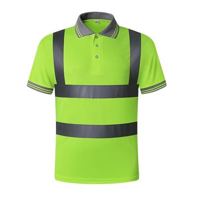 China Customized High Visibility Work Safety Shirt High Visibility Reflective Clothing Shirt Safety Reflective Shirt Safety Reflective Shirt For Worker for sale