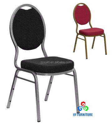 China Hotel Chair Teardrop Stacking Back Banquet Chairs With Fabric Seat And Dining Back Chairs Wholesale for sale