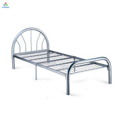 China Metal Bed Zhangzhou Furniture Steel Metal Single Beds For Sale for sale