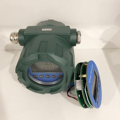 China Design according to different shell size and parameter requirements chemical liquid turbine flow meter with battery operated pulse output for sale