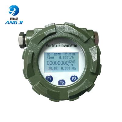 China Design according to different shell size and parameter requirements Digital flow totalizer RS485 transmission protocol output for gas and liquid vortex measuring flow meter for sale