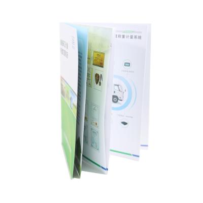 China paper & Cardboard OEM Customized English Folding Color Print Business Brochure Custom Design Product Instruction Manual for sale