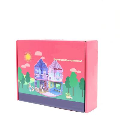 China Eco-Friendly and Recyclable Wholesale Customized Children's Toy Folding Cardboard Packaging Gift Box for sale