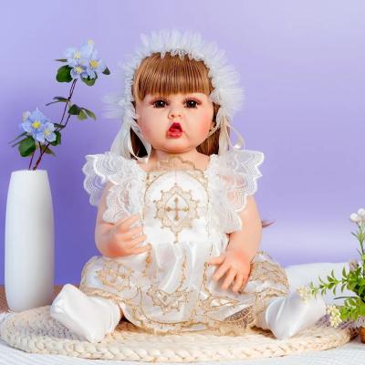 China Fashionable Design Safety Vinyl Fashion Doll For kids Birth Certificate Gift for sale