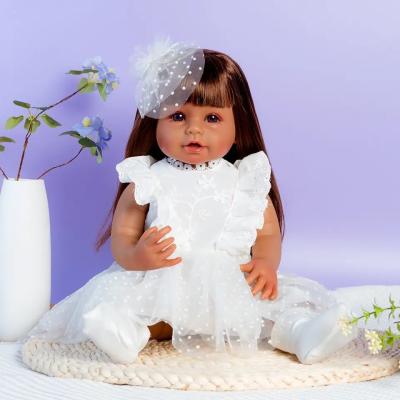 China Custom Service Vinyl 22 Inch Fashion Doll Cute and Casual For Kids Gift for sale