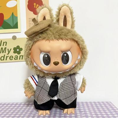 Cina High Quality 15cm doll cloth Sweater Toy Cloth Colorful Suit Set Labubu Cartoon Dress in vendita