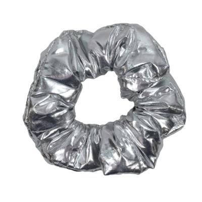 China Metallic Bubble Hair Scrunchies Ponytail Holder Hair Ties Scrunchy Scrunchie for Women HT-0001 for sale