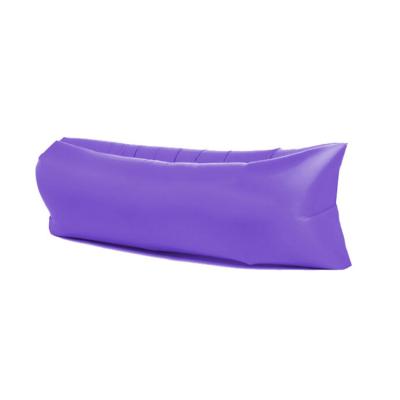 China Hybrid Type 2021 Fashion Portable Hammock Couch Beach Air Lounger Sofa Bed Lounger Sleeping Lay Bag Inflatable for sale