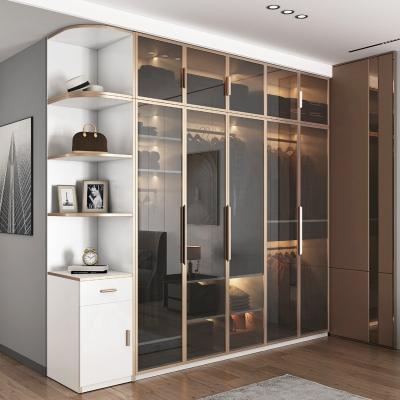 China Pa (Size)Adjustable Custom Space Organizer Luxury Italian Walk-in Cabinet for sale