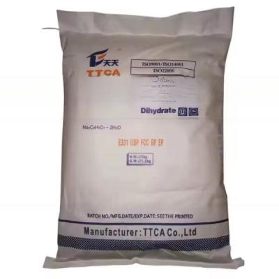 China Non-nutritional Trisodium Sodium Citrate Bulk Ingredients for Packaging Material for sale