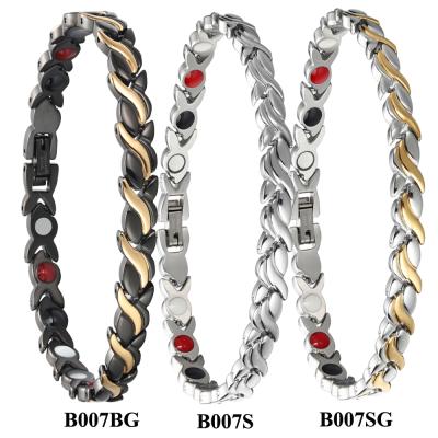 China MagEnergy Stainless Steel Germanium Health Women Bracelets CLASSIC High Quality Jewelry for sale