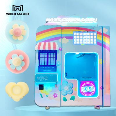 China Multiple Methods 32 Methods 32 Fancy Small Size Cotton SDK Automatic Payment Candy Floss Machine for sale