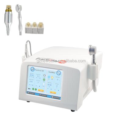 China Fractional Skin Rejuvenation Two Handles Wrinkle Facial Treatment RF Microneedling Machine Acne Treatment Wrinkle Removal Beauty Equipment For Spa for sale