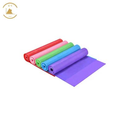 China Custom Printed Mini Band Gym Fitness Logo Yoga Stretch Band Latex Exercise Loop Band Resistance Band for sale