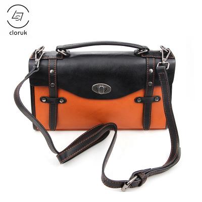 China Vintage Handbags Lady Casual Shoulder Cross Body Bag GENUINE LEATHER Messenger Bags for sale