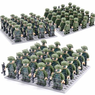 China 24pcs/Building Toy Set Camouflage Army Figures UK Japan German Soldier MOC Bricks Toy Military Soldier LegoINGlys WW2 Army Figure for sale