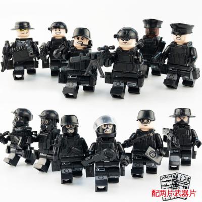 China The COUP Team City Police Soldier Building Toy 12pcs/set Action Figure WW2 Military Army Mini Figure Building Block Legoinglys for sale