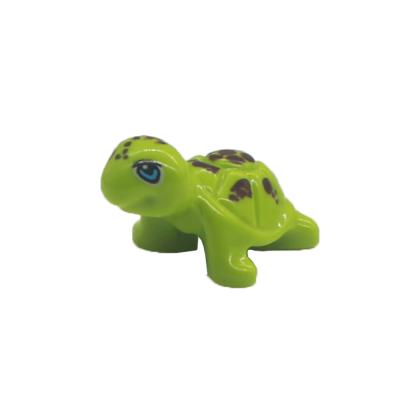 China Toy Turtle Tortoise City Parts Sea Animals Figure Building Block MOC Bricks Friends Accessories Toys LegoINGlys 11603pb01 11603 for sale