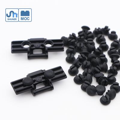 China Wire Attachment Grip Tank Caterpillar Track Brick Kid Toy 100pcs Building Block Toy 100pcs Rubber Stopper Compatible Technic Parts 24375 for sale