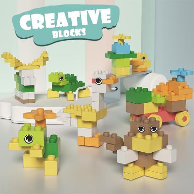 China Building Block Toy Big STEM Robot Animal Car Building Block Large Sizes Particle Bricks DIY Educational Toys For Children Gift for sale