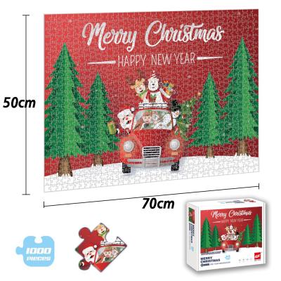 China 2021 Cartoon Toy Amazon Puzzles 1000pcs Christmas Gift For Children And Adults Educational Toys for sale