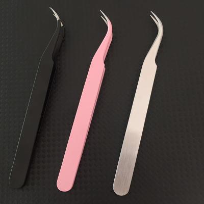 China Apply to Custom Eyelash Private Label Precision Volume Eyelash Extension Butterfly Tweezers for sale