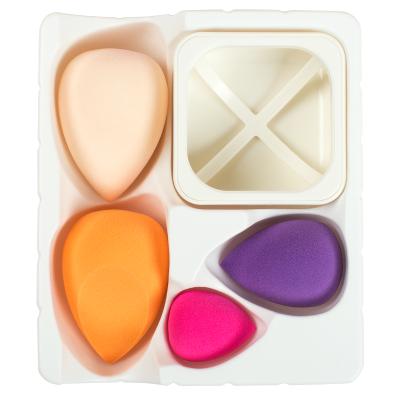 China Non Toxic Foundation Latex Makeup Cosmetic Non Toxic Makeup Sponge 5pcs/set Beauty Foundation Sponge Dropshipping for sale