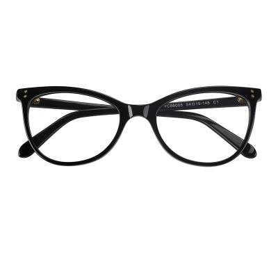 China Custom Retro Logo Acetate Optical Frames Glasses Eyewear for sale