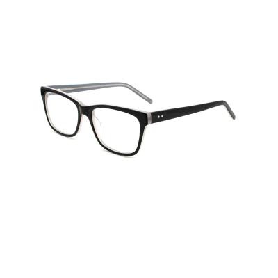 China Retro Vintage Retro Eyewear Oversized Frames Chunky Handmade Clear Men Acetate Square Optical Glasses for sale